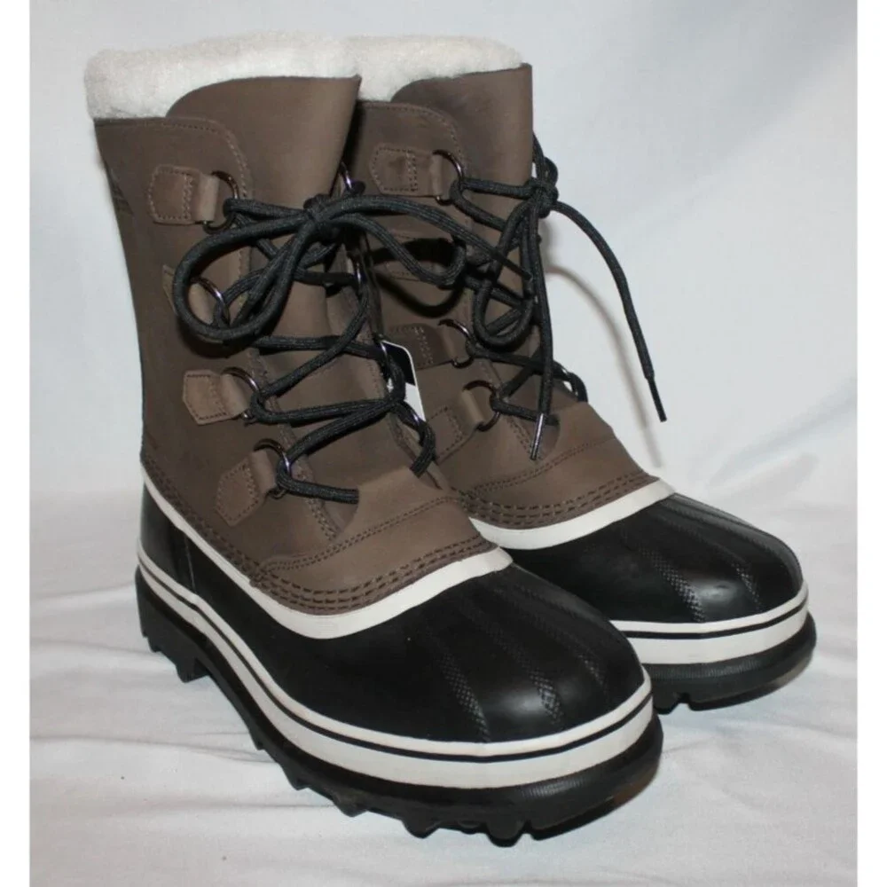 Sorel CARIBOU Men's Waterproof Winter Lined Snow Boot Bruno NWOB SZ 9‎ D